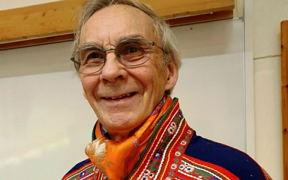 Ridder av første klasse av St.Olavs Orden, Odd Mathis Hætta  
Foto: Magne Kveseth, UiT Norges arktiske universitet
