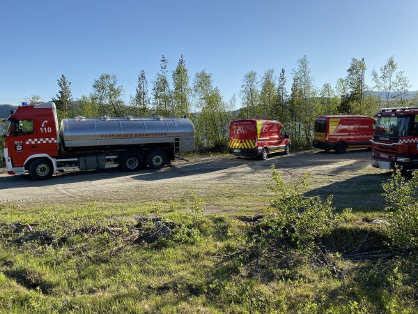 Skogbrann ved Skoganvarre
