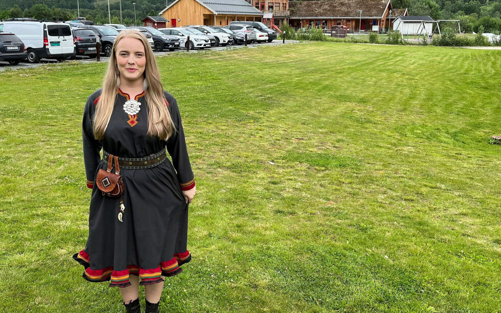 Festivalsjef, Sajje Solbakk, forteller at hun gleder seg til å ta imot årets delegater.
 Foto: Elin Margrethe Wersland