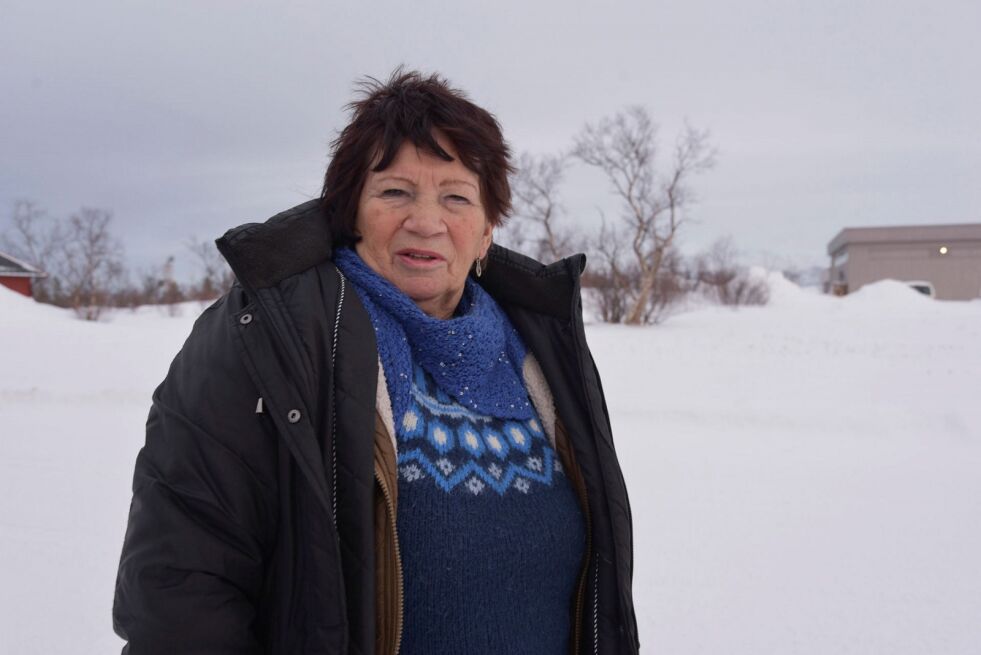 – Jeg ble så blendet, forteller Siri Rannestad. Om hendelsen da hun ble liggende bak en brøytebil. Foto Kristin Humstad.