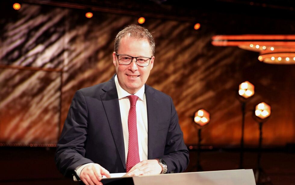 Bjørn Arild Gram (Sp) er den nye kommunalministeren.
 Foto: KS