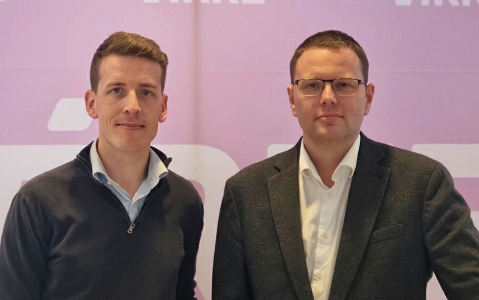 Runar Wiksnes, sjefanalytiker, Virke
Brage Baklien, seniorrådgiver politikk, Virke
 Foto: Virke