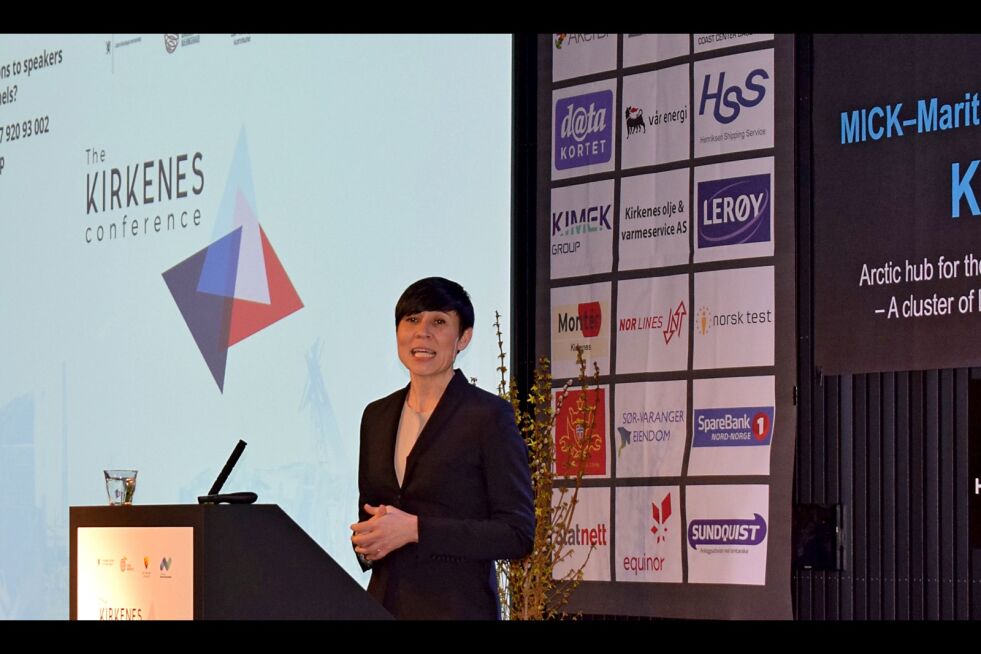 Utenriksminister Ine Eriksen Søreide (Høyre) karakteriserte Russland som en krevende nabo.
 Foto: Birgitte Wisur Olsen
