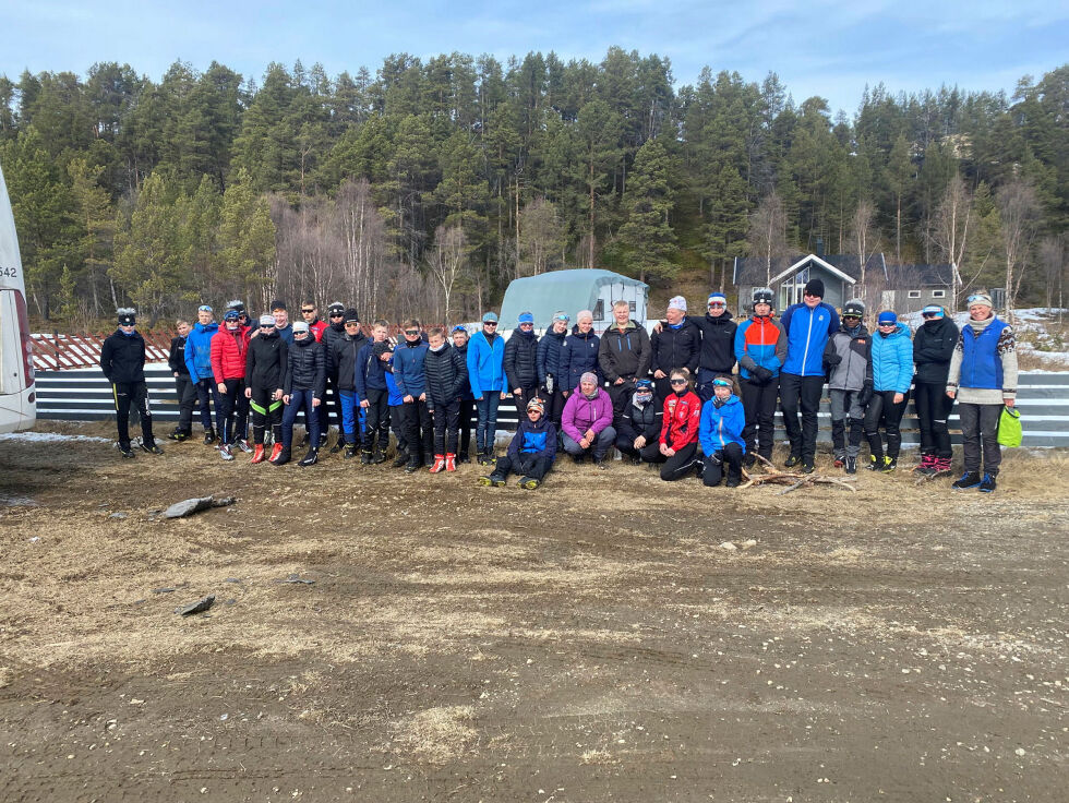 Fremme! Og bussturen tilbake venter. Denne gjengen har ikke sviktet skolens lange tradisjon.
 Foto: Tverrelevdalen skole