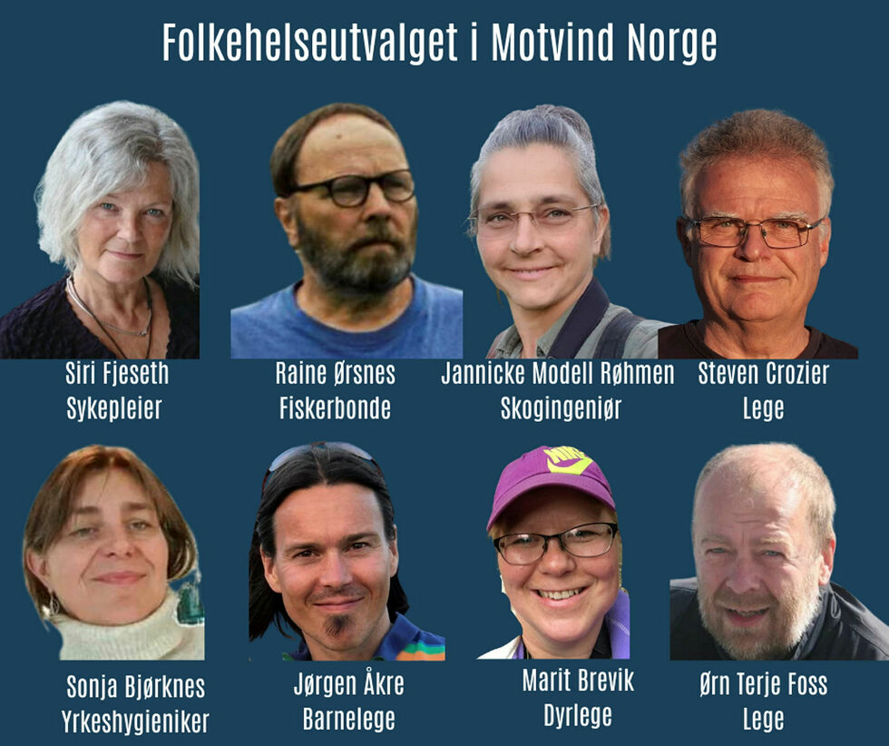 Folkehelseutvalget i Motvind Norge
 Foto: Motvind Norge