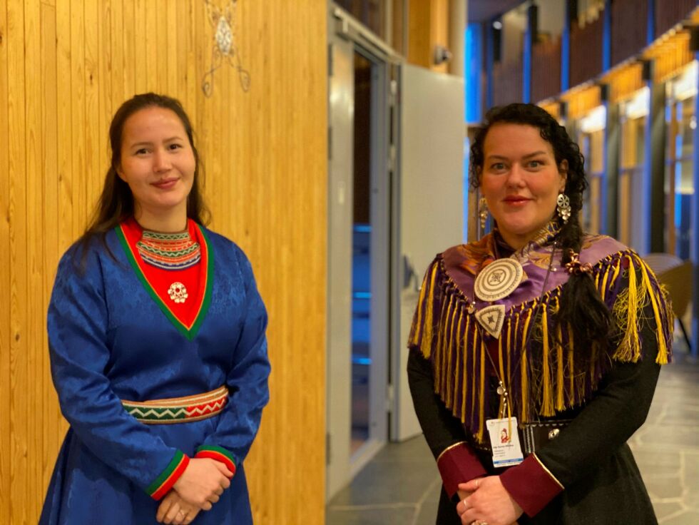 Maja Kristine Jåma og Silje Karine Muotka
 Foto: Sametinget