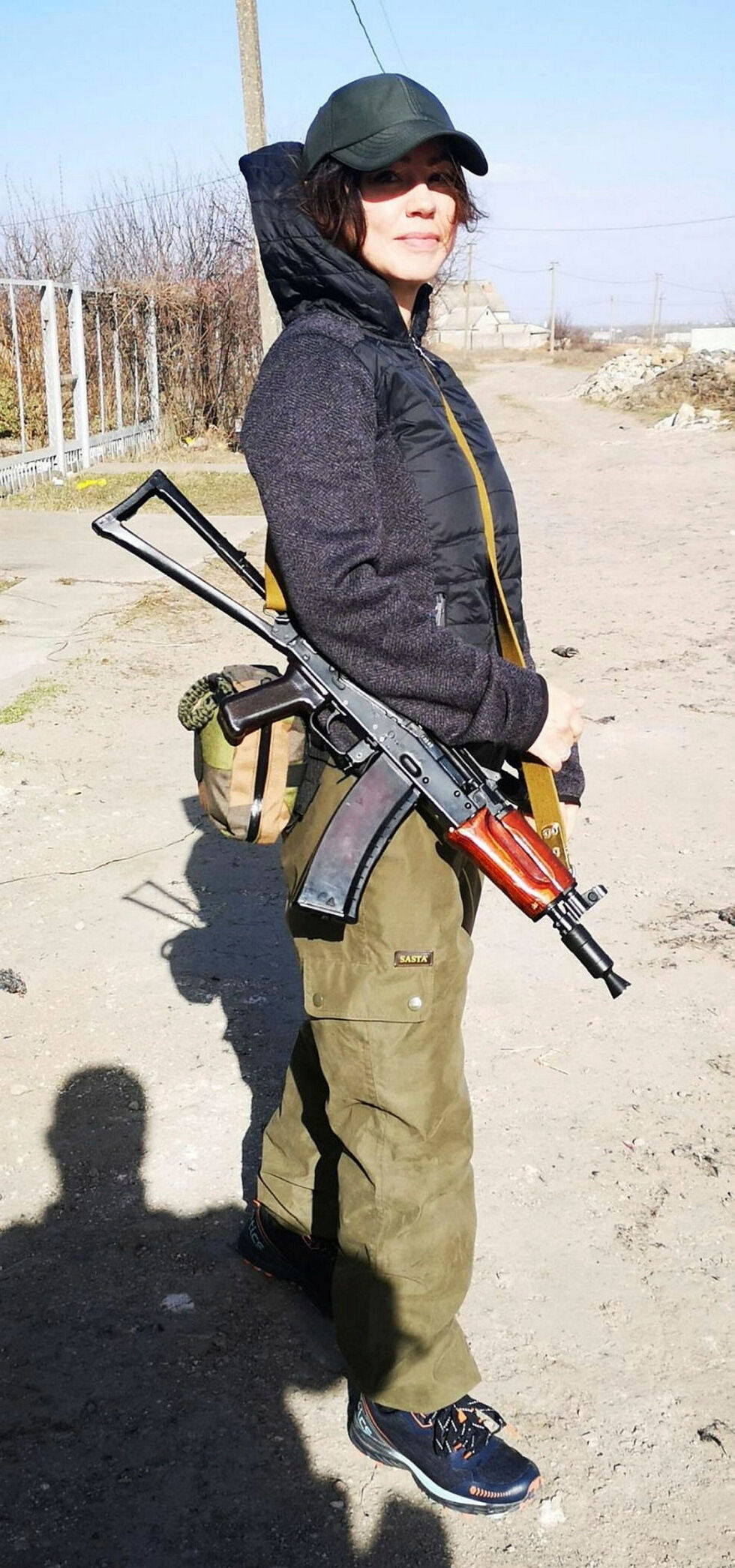 Sandra er med i et team bestående av spesialsoldater fra USA, såkalte 75th rangers, og en soldat fra England. Sandra er eneste kvinne på teamet.
 Foto: Privat