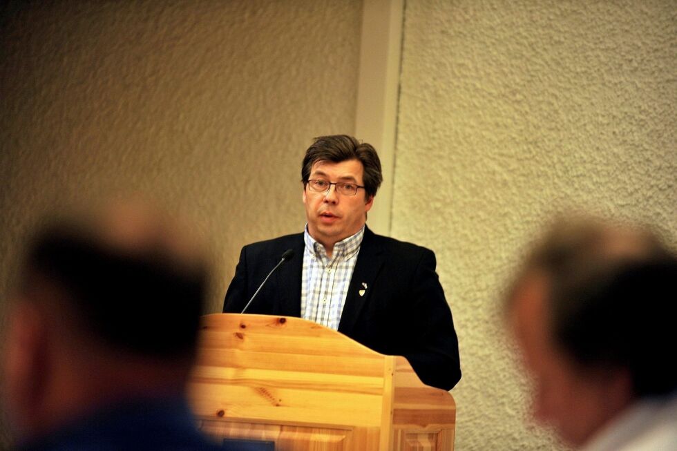 Rådmann Jørn Aslaksen Rådmannen beskriver at den første overraskelsen har gått over i forundring, sinne og bitterhet.
 Foto: Arkiv