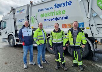 Landsdelens første el-renovasjonsbil
