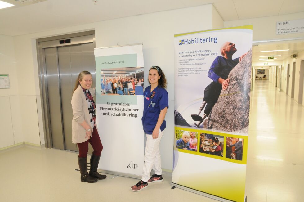 Fra neste år vl fem ansatte på rehaben i Kirkenes være involvert i prosjektet. Foruten prosjektleder Karin Beathe Engseth er også Eivor Rasmussen en del av dette arbeidslaget.
 Foto: Halllgeir Henriksen