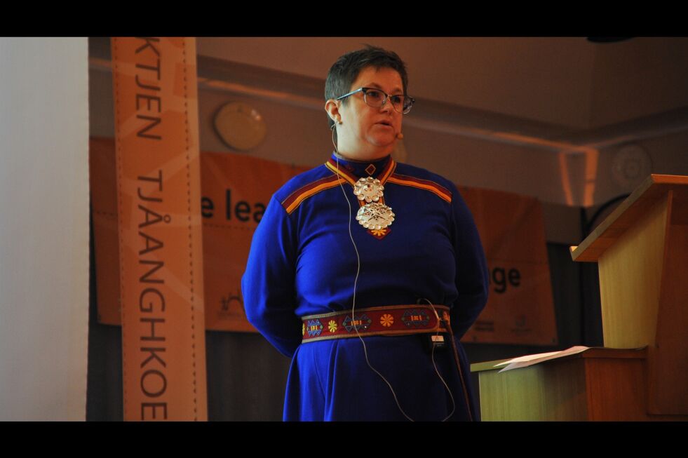SAMISKE GJENTANDER: Museumsdirektør Birgitta Fossum sier det vil bli lagt ned en stor innsats for å få tilbakeført samiske gjenstander til Sápmi. Dette gjelder også gjenstander som i dag er å finne på lager i andre land.
 Foto: Erik Brenli