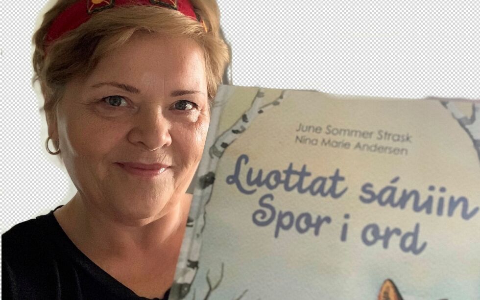 Luottat sániin – Spor i ord er skre­vet av June Sommer Strask.
 Foto: Privat