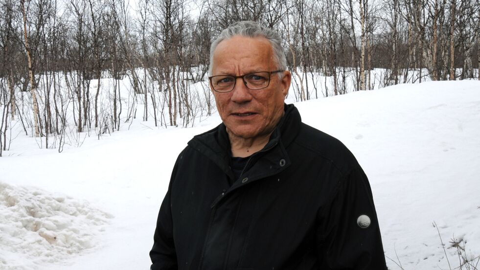 Arne Josvald Sabbasen, leder i Finnmark sjølaksefiskarlag.
 Foto: Tom Hardy