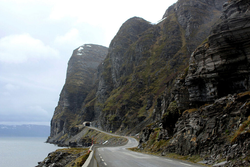 Skarvbergtunnelen på E69 i Porsanger.
