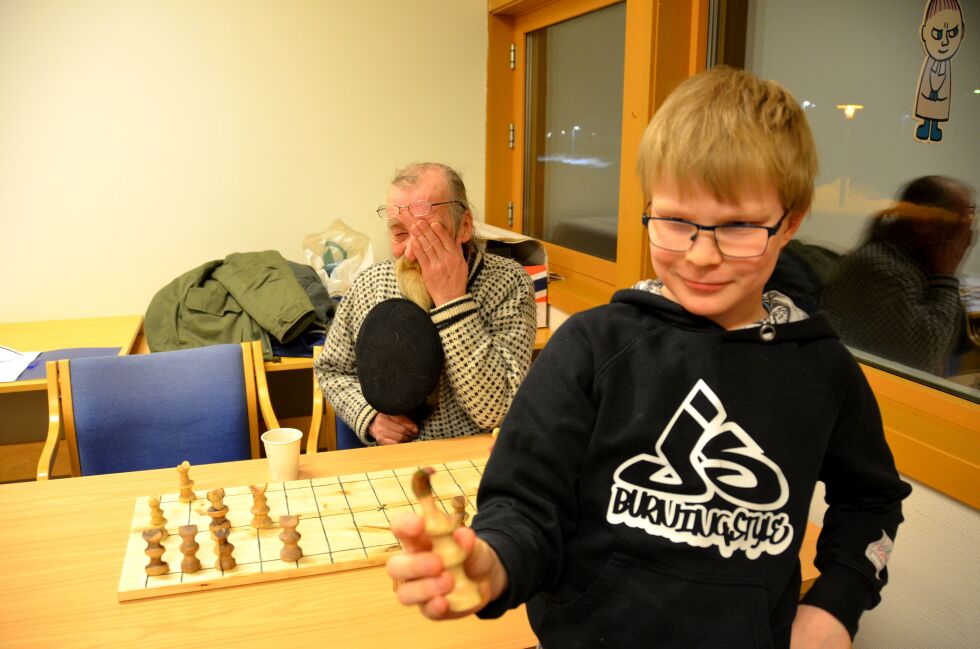 Dronningen er tapt. For Edmund var nok utfallet uventet.
 Foto: Roger Albrigtsen
