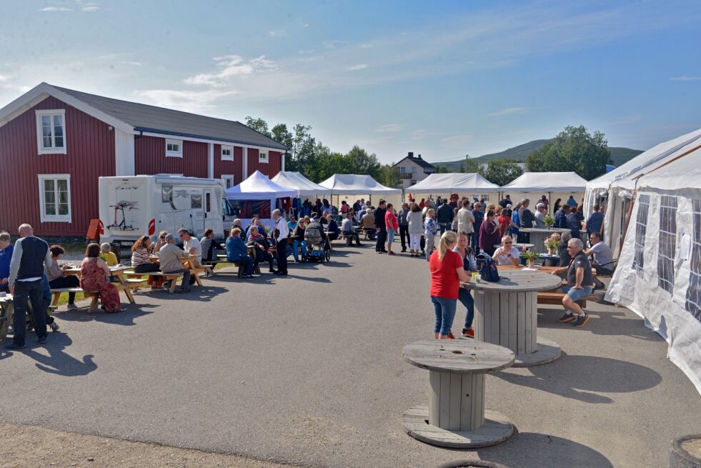 Det var godt oppmøte under årets Kipparifestival i Børselv.
 Foto: Hannah Persen