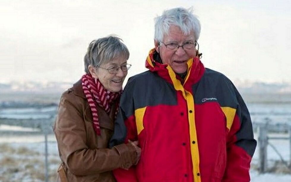 Kari Pålsrud og Magnar Mikkelsen.
 Foto: Privat