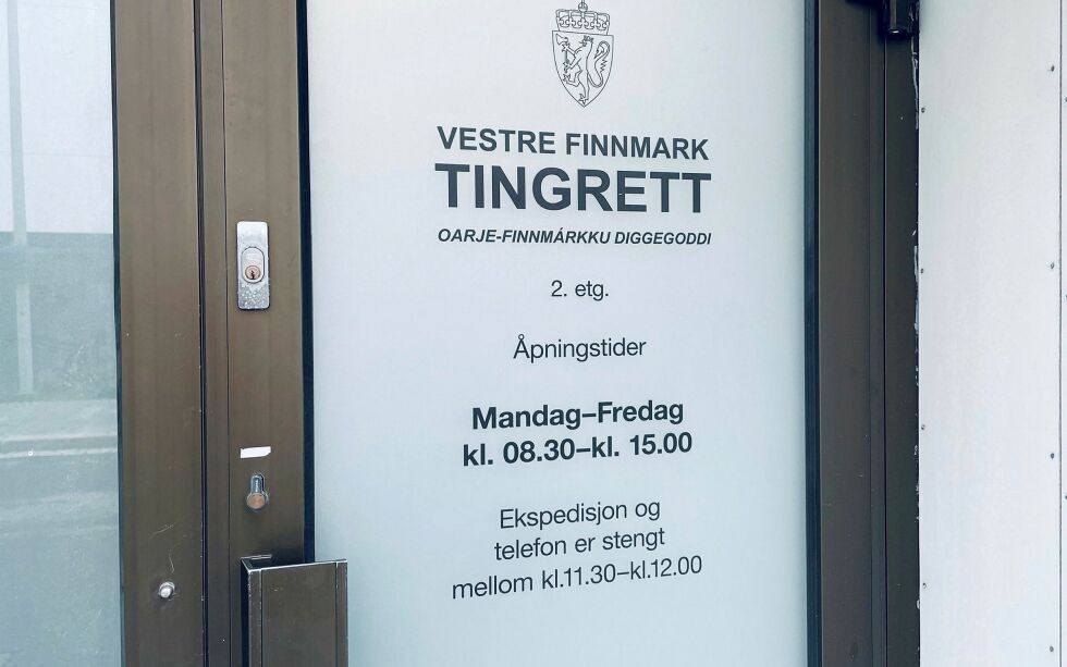 Illustrasjonsfoto av Vestre Finnmark tingrett.
 Foto: Cecilie Ditløvsen