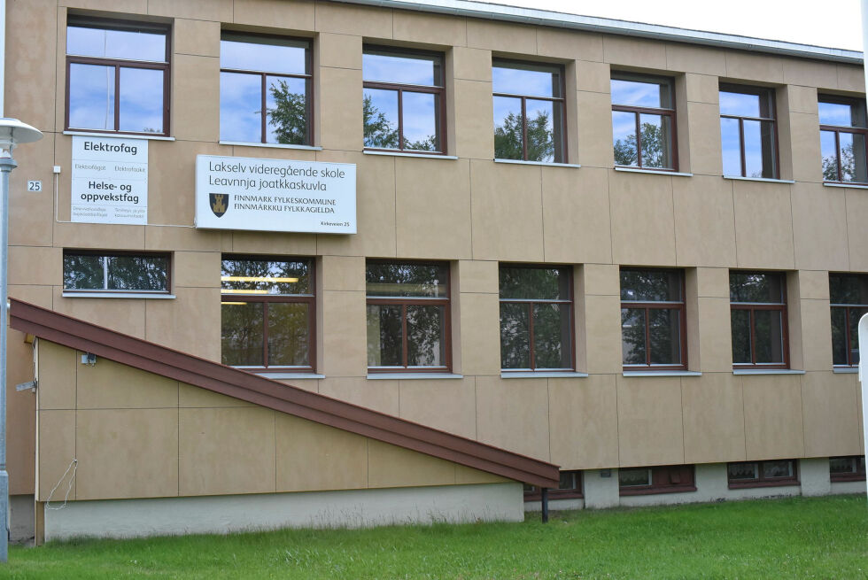 Lakselv videregående skole eies og drives av fylkeskommunen.
 Foto: Irene Andersen