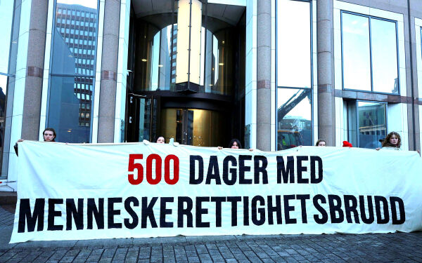 Aksjonerer i departementet