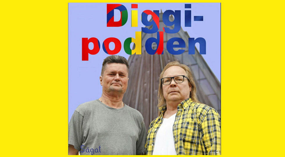 Diggipodden er Ságats podkast om samisk politikk. Steinar Solaas og Lars Birger Persen står bak. Arkivfoto: June Helén Bjørnback