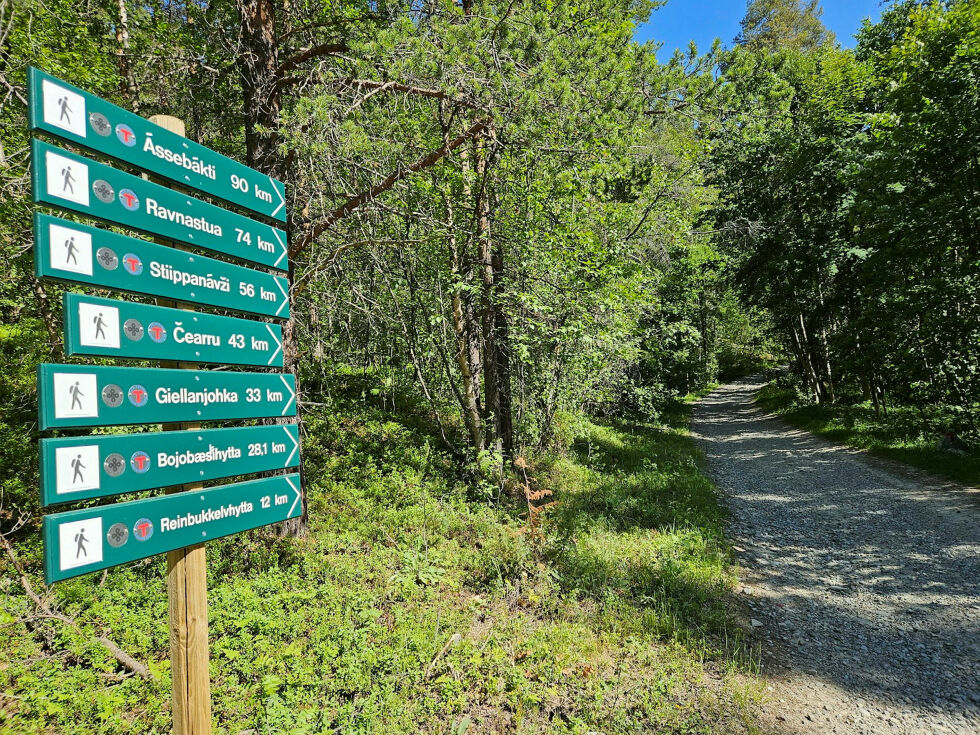 Innfallsporten til postruta i Østerelvdalen, Alta
 Foto: Vigdis Nygaard