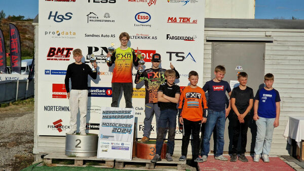 Vellykket NNM i motorcross ved russegrensen