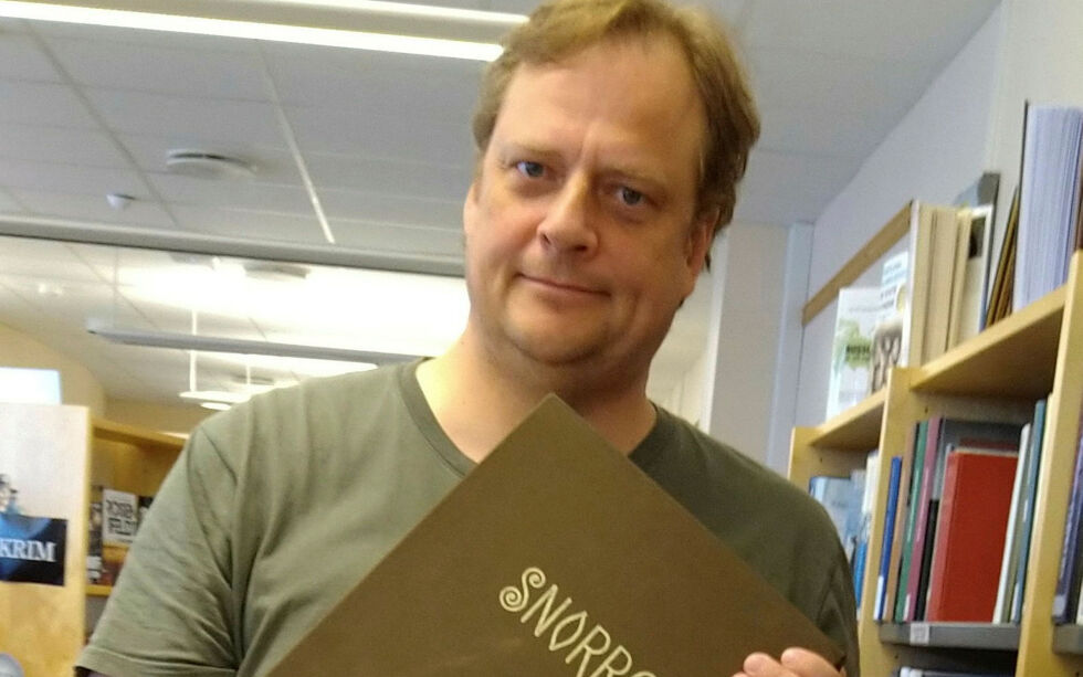 Thomas Svaland har vært biblioteksjef i Nordkapp i to år.
 Foto: Geir Johansen