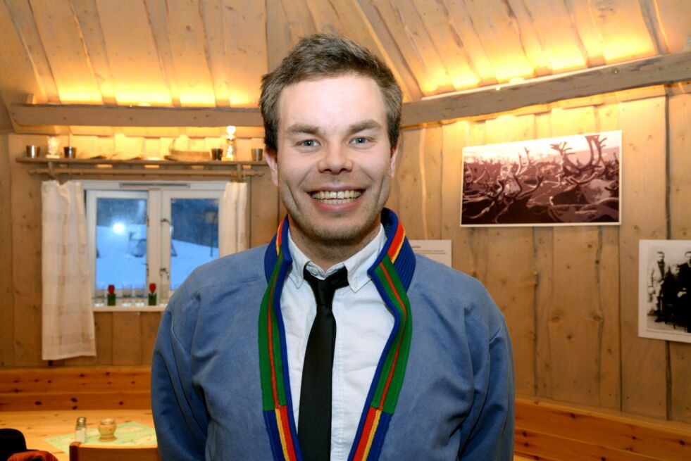 Sametingsråd Mikkel Eskil Mikkelsen (NSR).
 Foto: Steinar Solaas