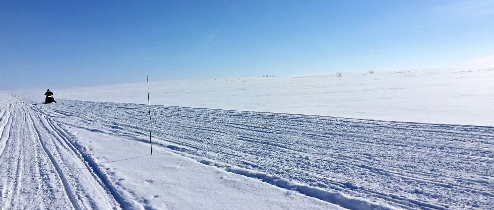 Etter å ha undersøkt fem kommuner i Finnmark har fylkesmannen konkludert med at fire av disse ikke følger regelverket som gjelder dispensasjoner etter motorferdselloven. Nå ber man om reaksjonsmuligheter.
 Foto: Illustrasjonsfoto