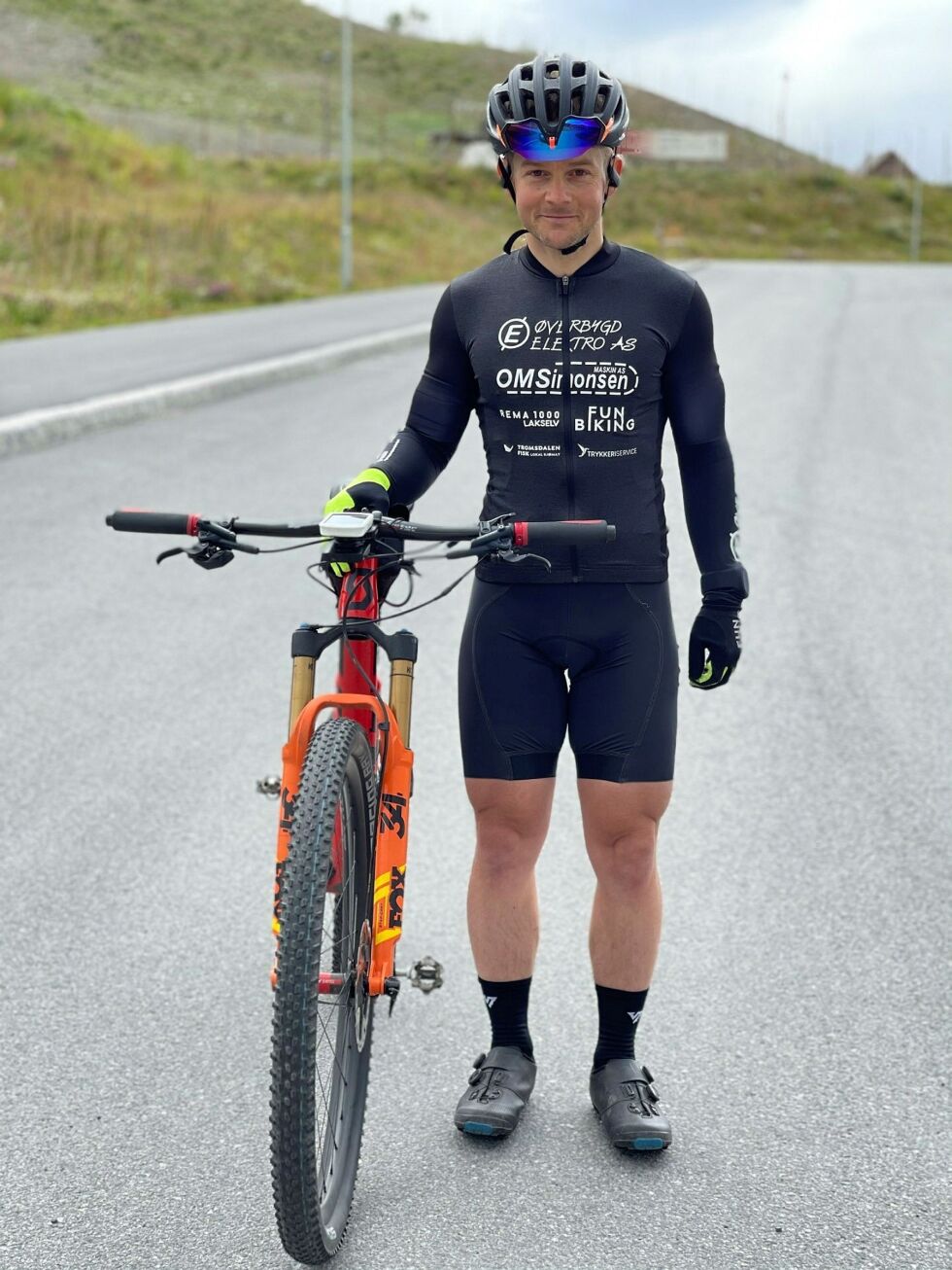 Tor Espen Jolma er storfavoritt til å vinne OF700 i år: – Det å sykle den her løypa er jo bare en tiendedel av det som kreves for å vinne.
 Foto: Privat