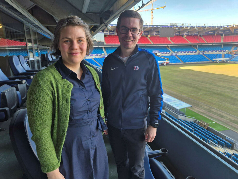 Ragnhild Kaski, Generalsekretær, Av-og-til og Rasmus Semmerud, Klubb og aktivitet, Norges Fotballforbund
 Foto: Av-og-til.