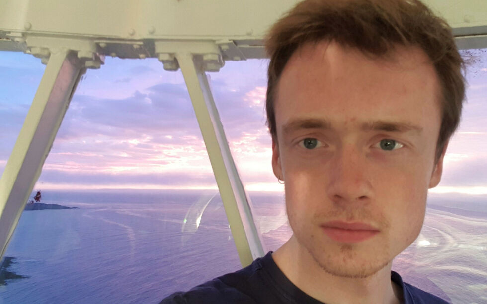 Elias Ravn Iversen studerer kunst i USA, men kommer hjem for en drømmeutstilling til sommeren.
 Foto: Privat