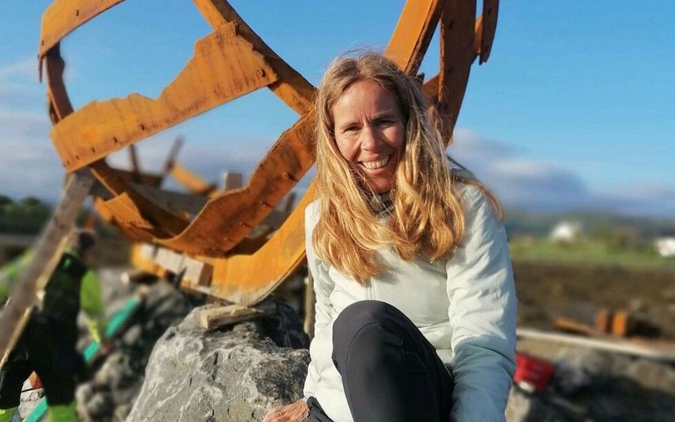 – Det ble akkurat slik jeg ønsket at det skulle bli! sier Christin Løkke.
 Foto: Bø kommune.