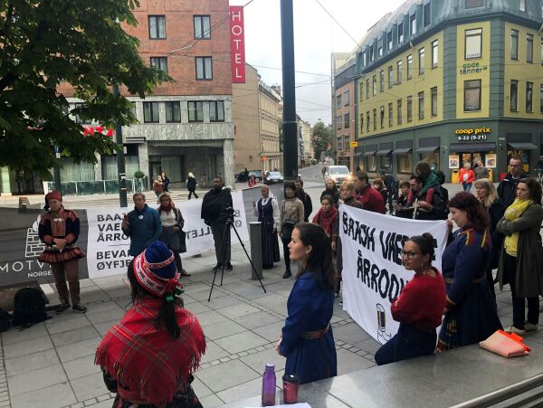Solidaritetsmarkering for Jillen Njaarke