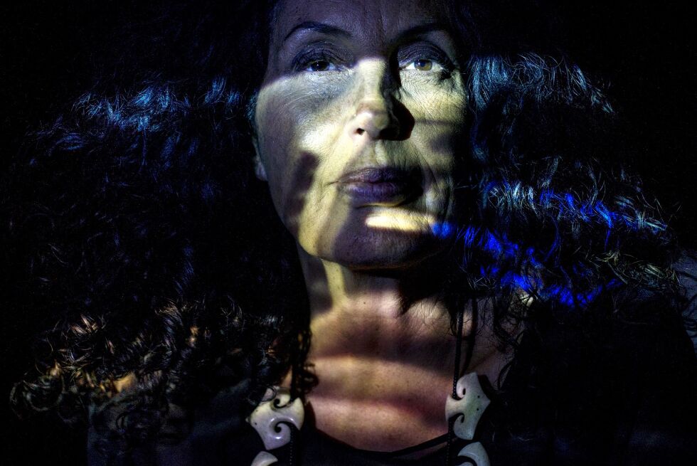 Moana Manipoto holdt konsert både fredag og lørdag under årets Skábmagovat, som i år fokuserte på urbefolkningen på New Zealand
 Foto: Frøydis Falch Urbye