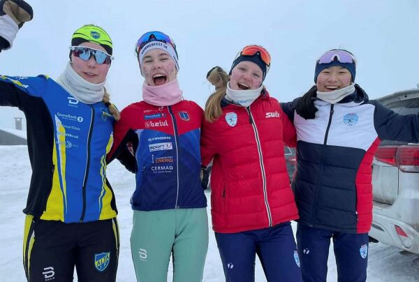Jentene imponerte på stafetten