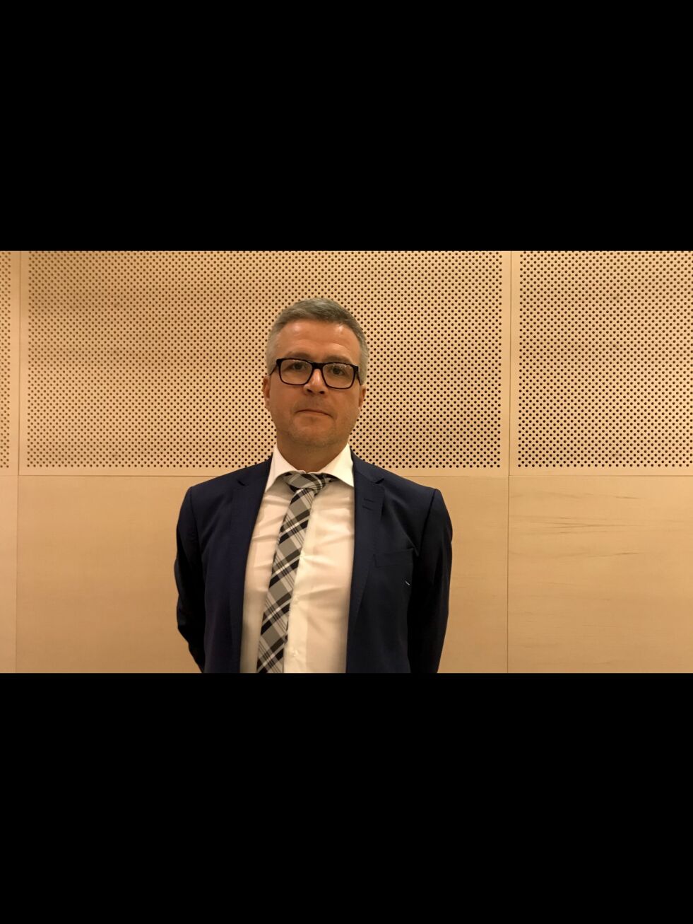 Advokat Kjetil Hugo Nilsen forsvarer porsangermannen.
 Foto: Kristin M Ericsson
