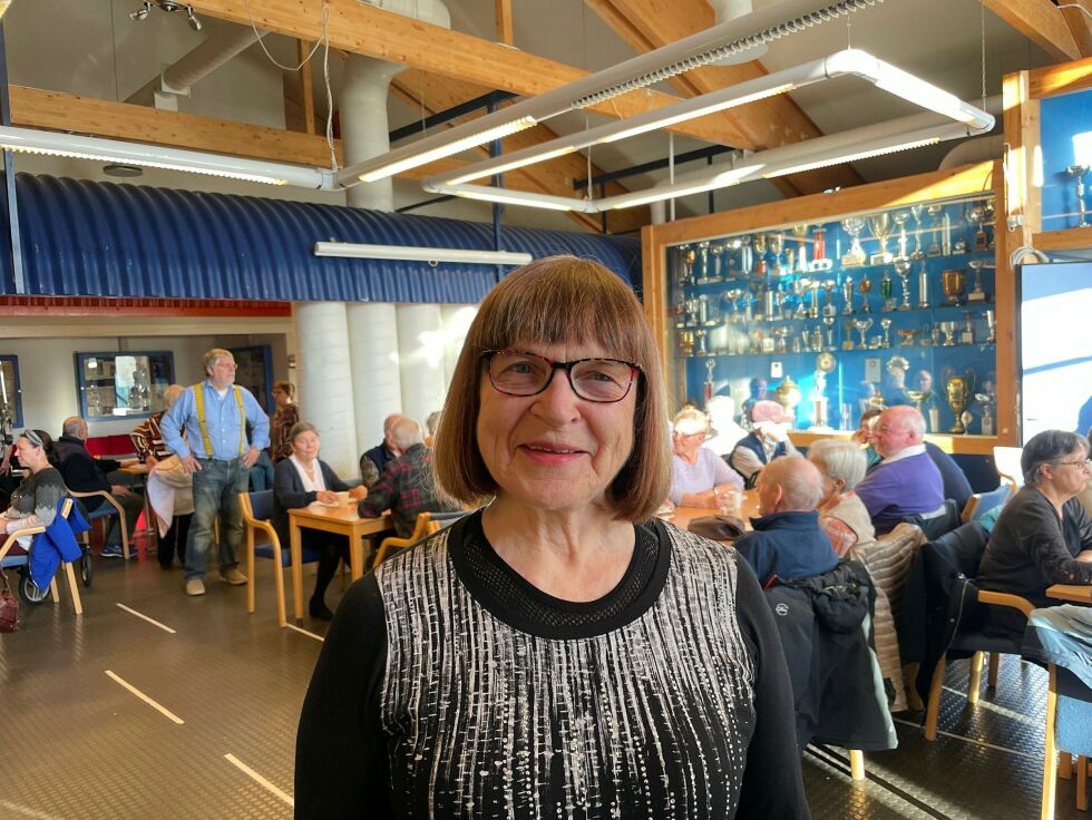 Kirs­tin Biti Jo­han­sen le­der eld­re­råd­et i Tana og gle­det seg over fei­rin­gen.
 Foto: Birgitte Wisur Olsen