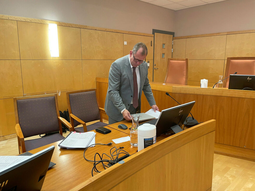 Aktor Thorbjørn Klundseter sa ja til at det er kritikkverdig av Tana kommune å ha dårlig internkontroll, men nei til at det har betydning for utmålingen av straff.
 Foto: Birgitte Wisur Olsen