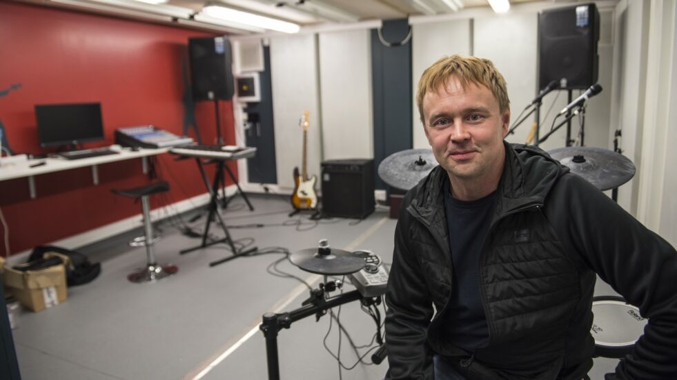Stein Inge Gjertsen har vært en av motorene bak realiseringen av musikkbingen. Nå håper han flere vil bruke tilbudet.
 Foto: Marius Thorsen