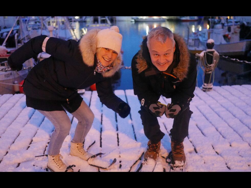 Birgit Lähdesmäki Johansen og Tore Fosse ønsker velkommen til den fjerde utgaven av «Winter Sunshine Festival». Festivalen åpner torsdag 16. januar og varer til og med søndag. Arkivfoto: Geir Johansen