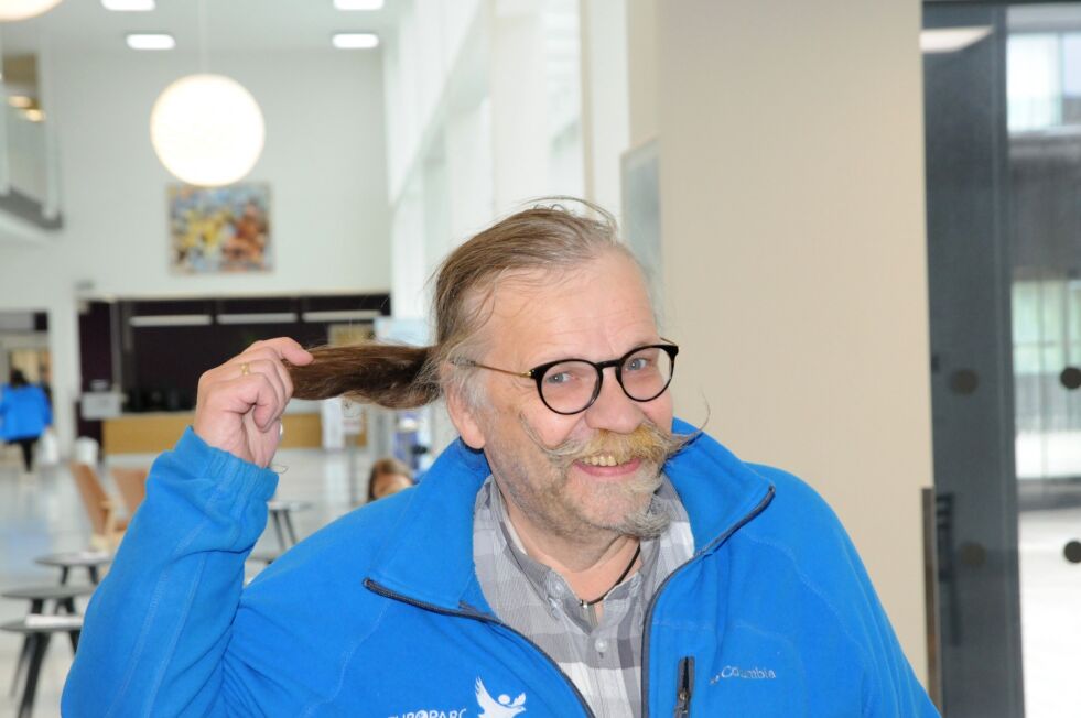 Om Kurt Wikan skulle ende opp som ordfører i Sør-Varanger, lover han å kvitte seg med sin kjære hestehale.
 Foto: Hallgeir Henriksen