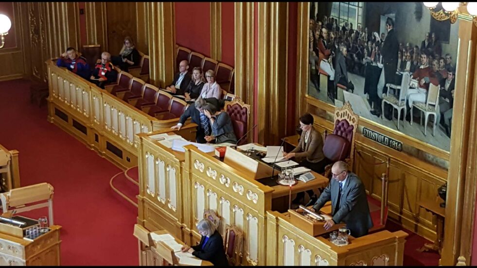 Jan-Henrik Fredriksen (FrP) talte for døve ører hos sine partifeller og stortingsflertallet.
 Foto: John Greiner Olsen