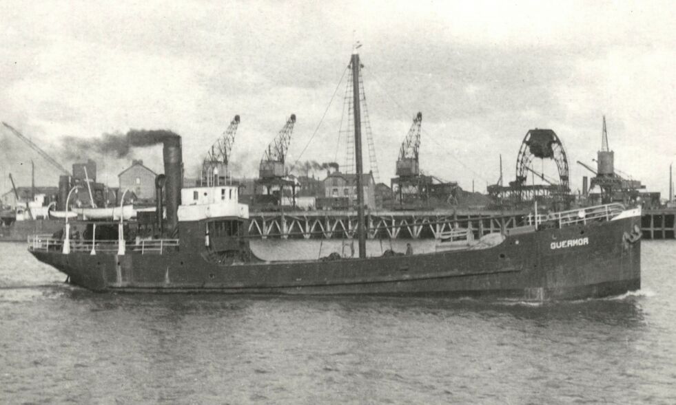 Strindheim gikk på en mine og sank den 15. desember 1939. Her under navnet Guermor. FOTO: MARIUS BAR