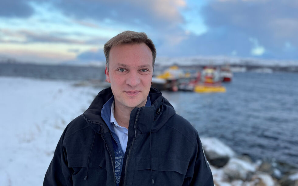 Høyre-representant Bård Ludvig Thorheim fra Nordland tar opp regjeringas manglende oppfølging av stortingsvedtaket om å tillate fiske etter pukkellaks i sjøen.
 Foto: Privat