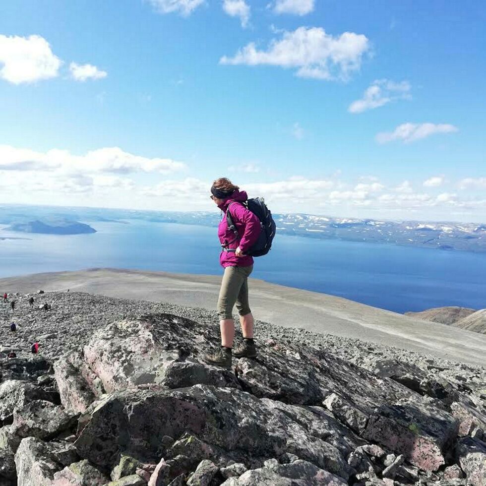 Så fin utsikt ventet vandrerne lørdag.
FOTO: Liv Elisabeth Kyrkjebø