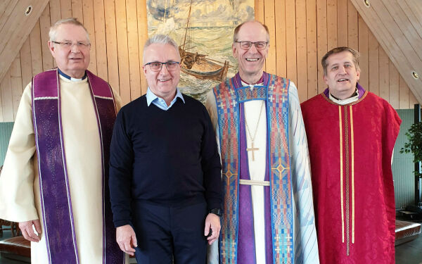 Biskop Olav Øygard på visitas