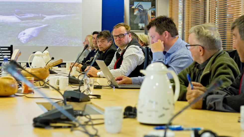 Folkemøte om lokalbefolkningens rettigheter i Tanavassdraget.
 Foto: June Helén Bjørnback
