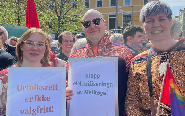 Gikk i 1. mai-tog